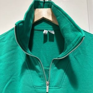 H&M crop top zipper sweater